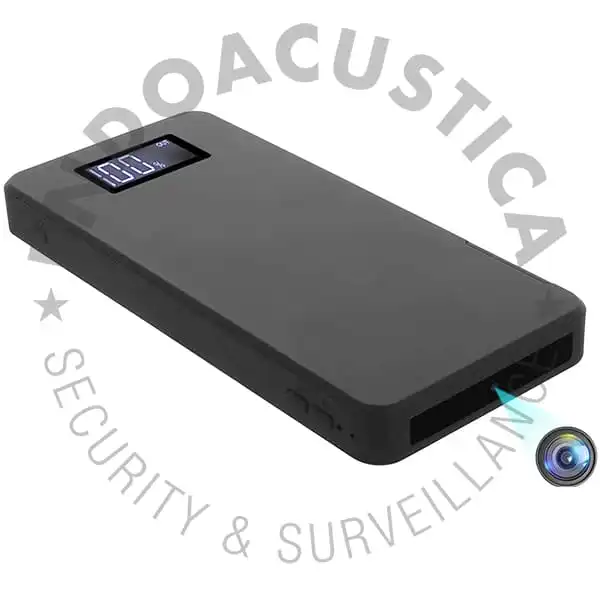 USB power bank charger with IR camera and DVR