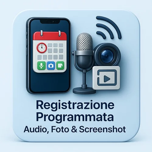 Cattura Programmata di Audio Foto & Schermo