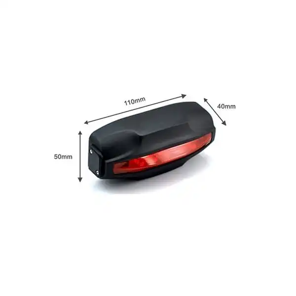 Bike tail light with built-in GPS anti-theft device