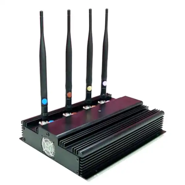 Desktop jammer for walkie talkie and VHF/UHF radio devices