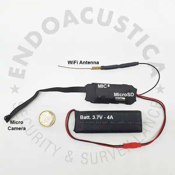 4G WiFi LTE Full HD audio-video transmitter spy camera 