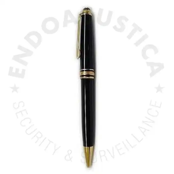 Spy pen with integrated UHF audio micro transmitter