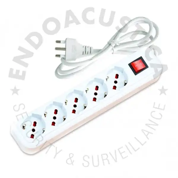 Spy microphone UHF bug transmitter in electric power strip