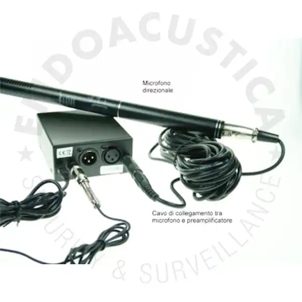 Unidirectional microphone with wind protection cover