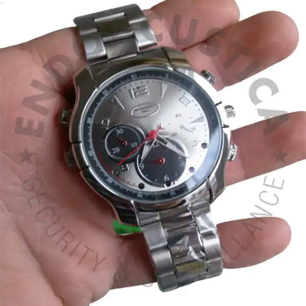 Wrist watch with camera and DVR