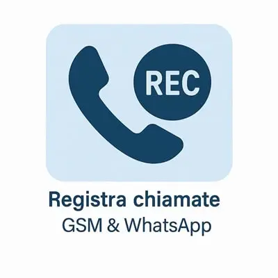Registra Chiamate GSM & WhatsApp