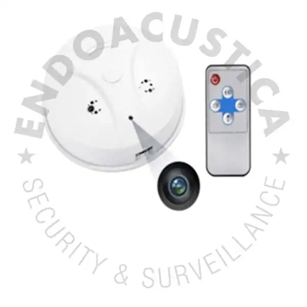 Smoke detector with video recording system and IR camera