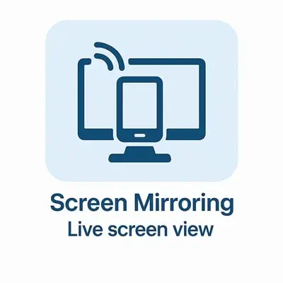 Live screen viewing