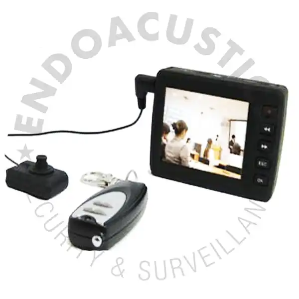 Mini camera with DVR monitor