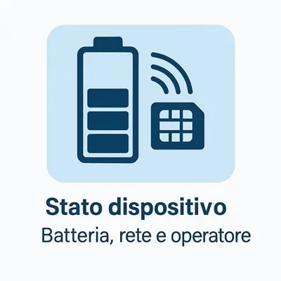 Report stato batteria