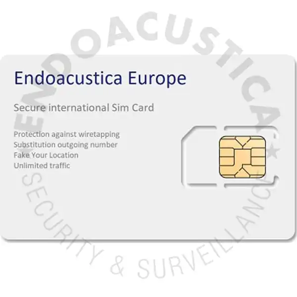 Undetectable non-localizable anonymous SIM card